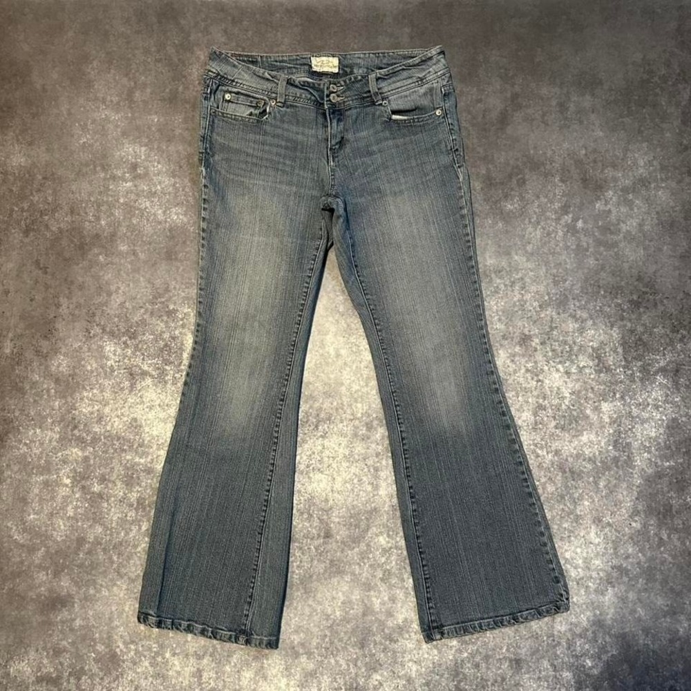 Y2K Aeropostale Hailey Flare Low Rise Bootcut Jeans Women's Size 9/10 Reg